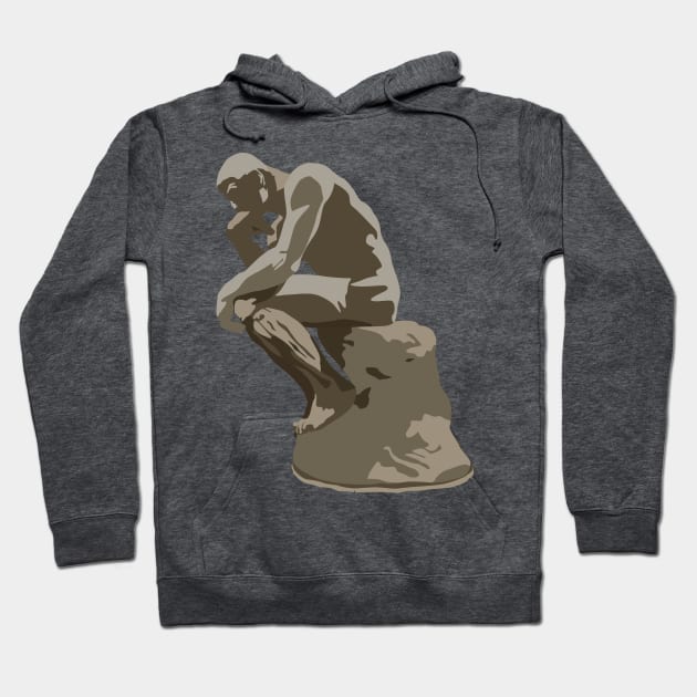 Thinker Hoodie by ocelotlcalli